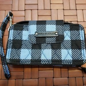 Vera Bradley Smartphone Wristlet in Alpine Check